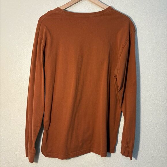 George T-Shirts Men Large Short Sleeve Blue Black Pocket Long Sleeve Bro… - Picture 7 of 8